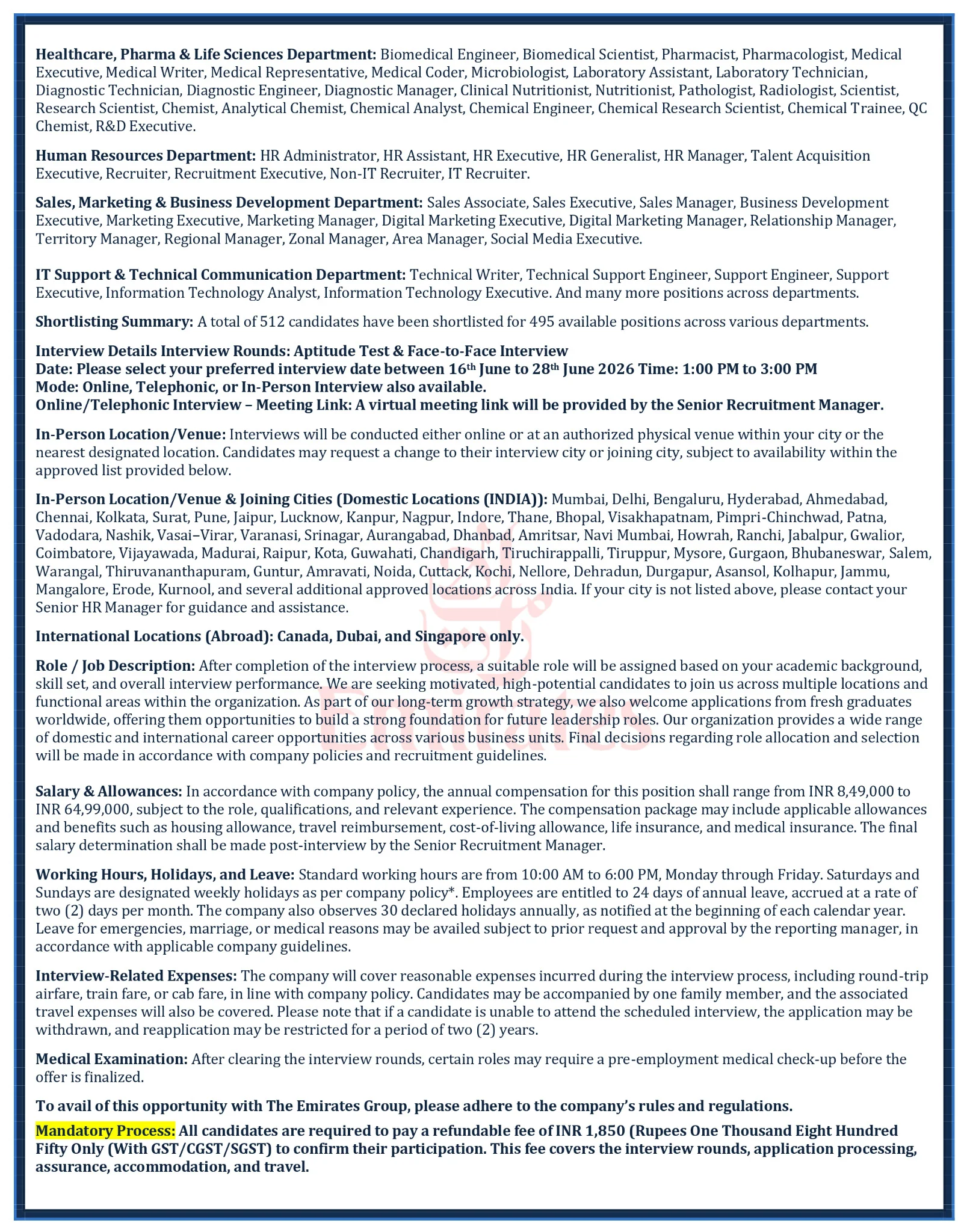 Interview Letter Page 2